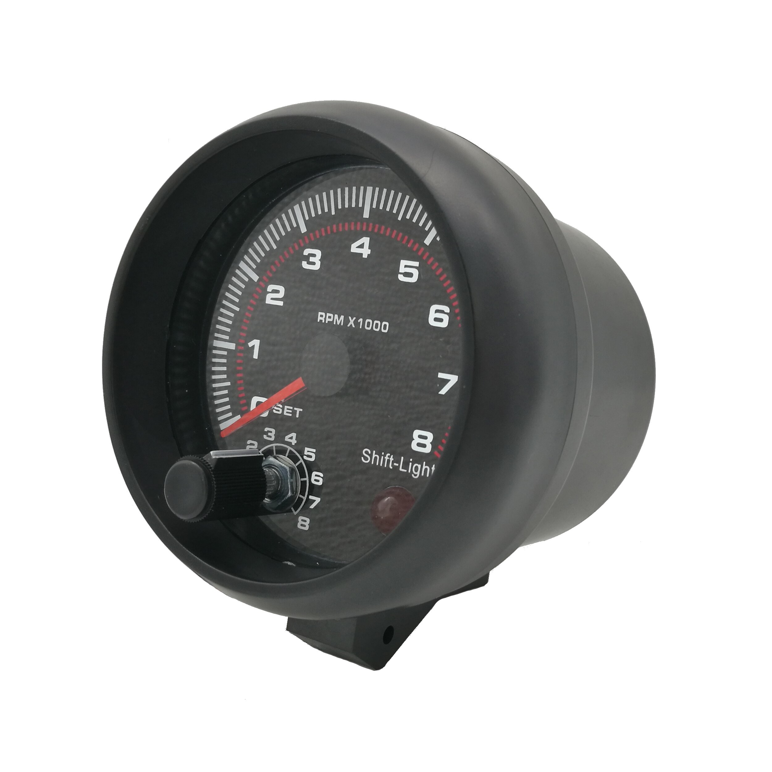 Universal Car 8000RPM Black Tachoscope Gauge Revolution Meter 12V 3.75 Inch Auto Truck Tachometer Digital Speedometer