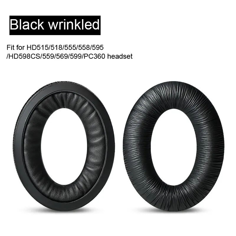 Coussinets d'oreille de remplacement, coussin de bandeau pour casque Sennheiser HD515 HD518 HD555 HD558 HD595: MULTICOLOR