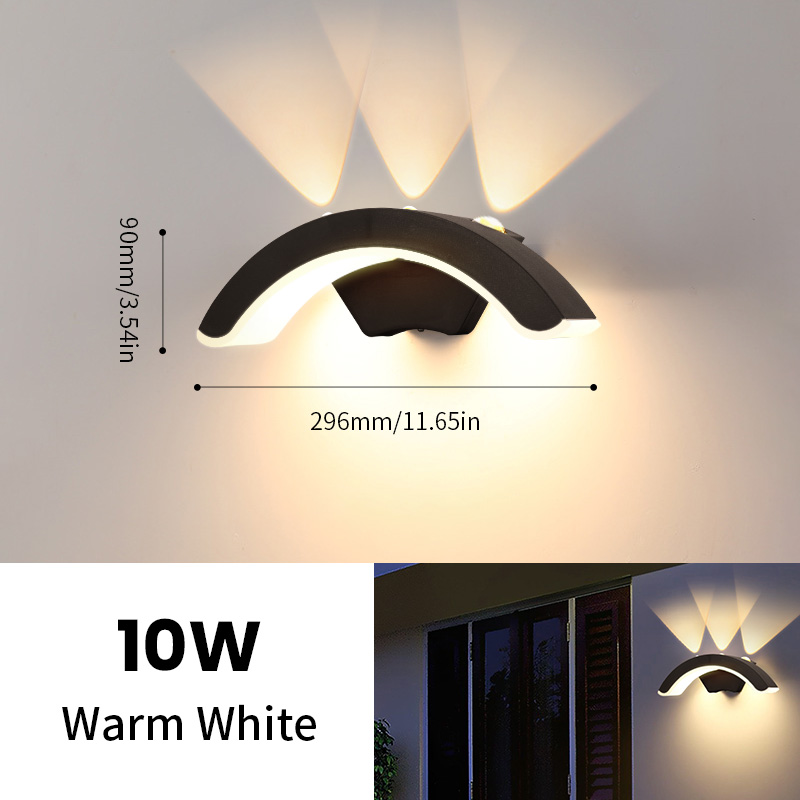 Buitenwandlamp Waterdicht IP66 Buitenverlichting Veranda Blaker Balkon Tuin Buitenwandlamp Vestibule Wandverlichting: Default Title