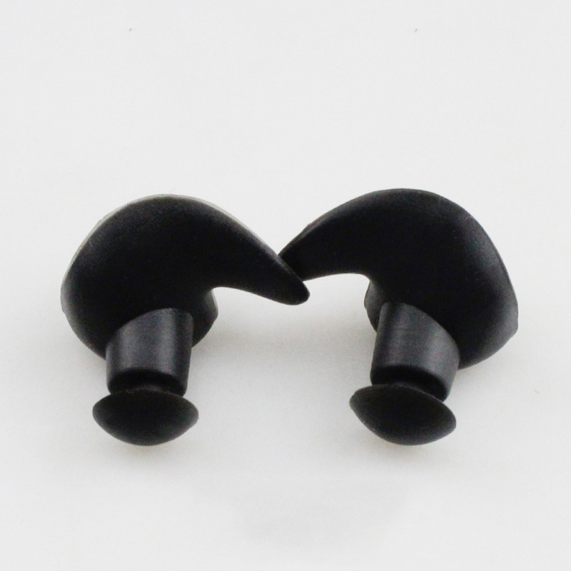 Clássico impermeável durável tampões, textura delicada, acessórios de natação, trabalho médico, U industrial, 1 par