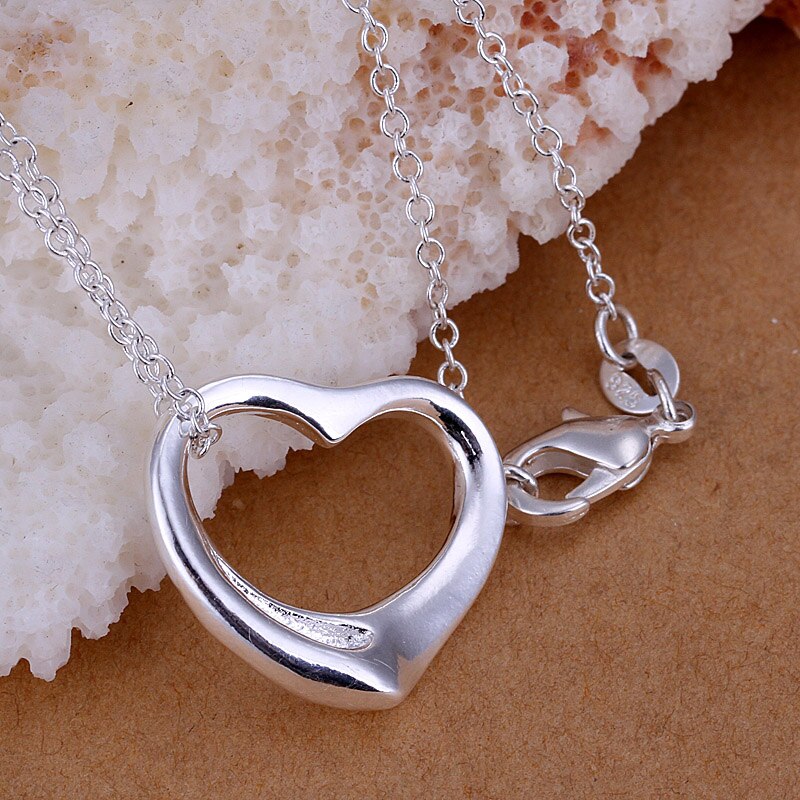 925 Silver Jewelry Sets Love Heart Romantic Necklace Earrings Bracelet Jewelry Sets For Women Wedding Bridal