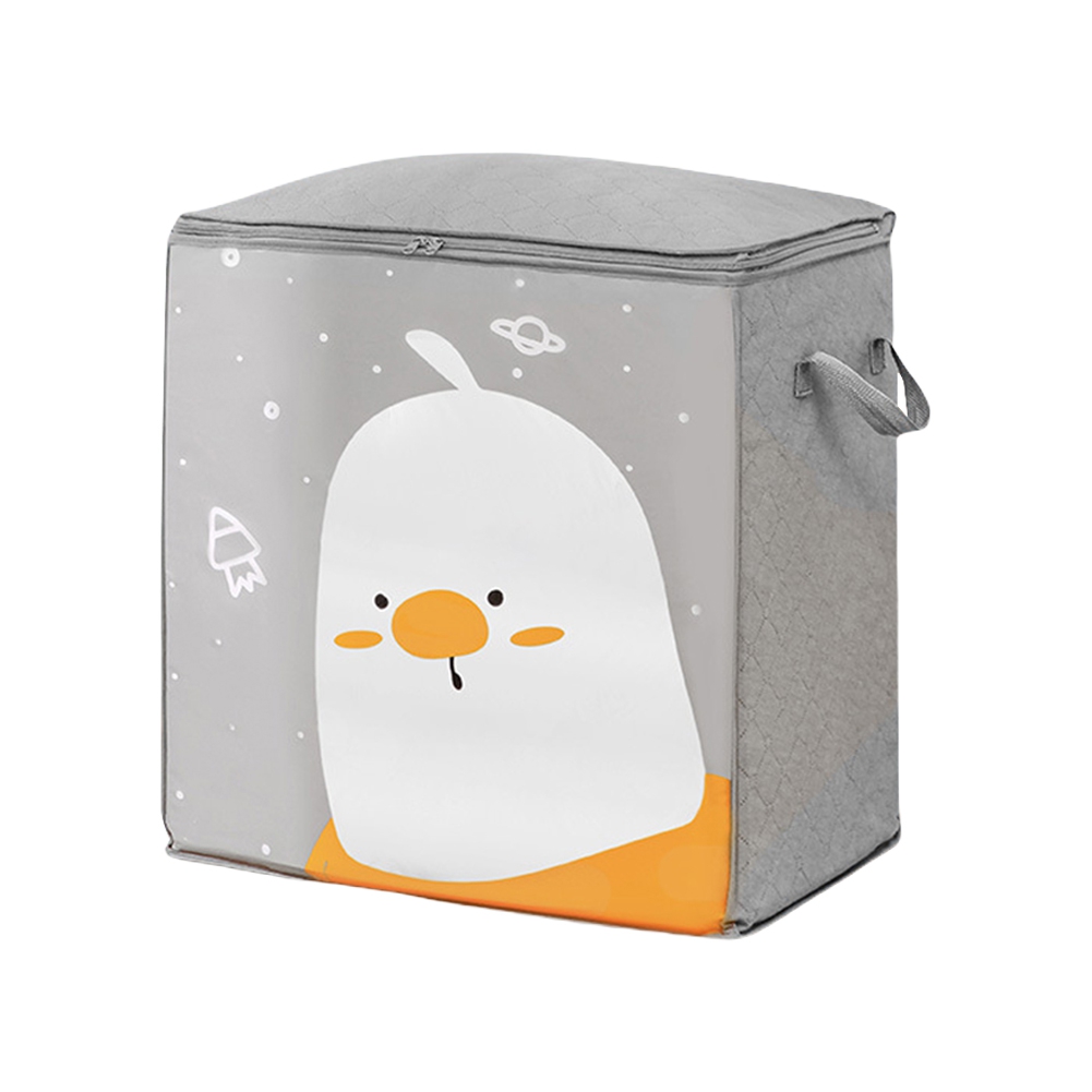 Waterproof Quilt Storage Bags Large Capacity Clothes Pillows Toys Container Dust-proof Household Wardrobe Closet Organize Pouch: D