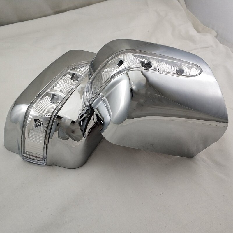 Espelho lateral capa com led side blinker lhd para mercedes benz w124 e classe 1986-1994