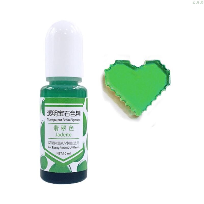24 couleurs époxy UV résine gemme Pigment résine liquide colorant bricolage résine Art fabrication de bijoux: 5