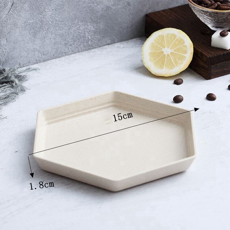 5PCS Premium Dessert Plate,Reusable Appetizer Plates,Dessert Saucer, Colorful Snack Tableware Set for Fruit,Candy