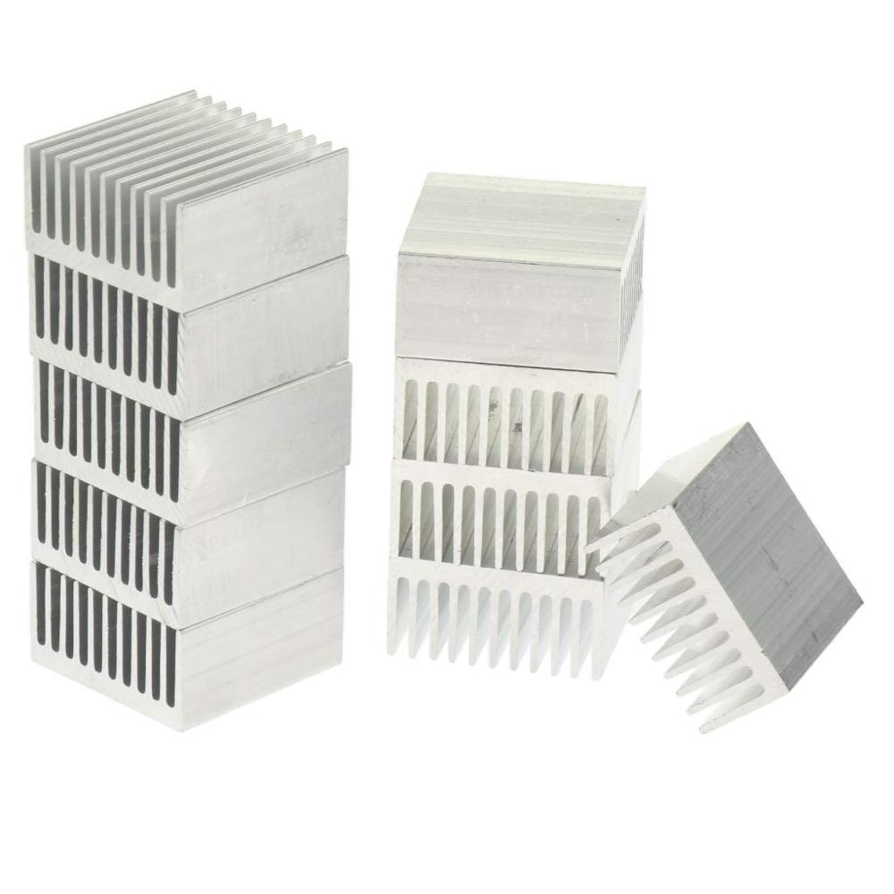 5 Stuks Younuon 40X40X20Mm Aluminium Heatsink Koellichaam Radiator Voor Elektronische Chip Led Ram Koeler cooling