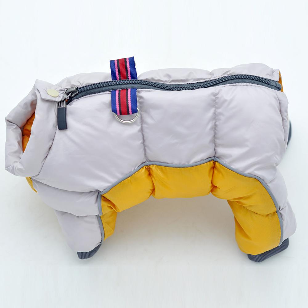 Winter Dog Clothes Waterproof Dog Overalls for Small Dogs Super Warm Soft Puppy Snow Suit Full-Covered Belly Female/Male Dog Use: XL / black