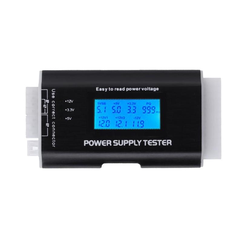 Digital LCD Display PC Power Supply Tester Checker ATX Measuring Tester Power Measuring Diagnostic Tester Tools