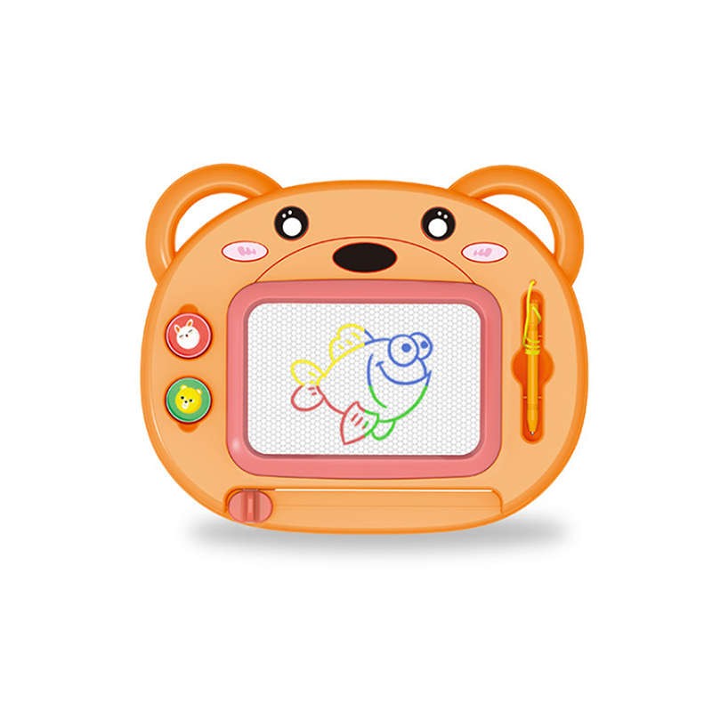 Onderwijs Tekenen Schilderen Schrijven Raad Mat Magic Pen Kids Kinderen Speelgoed Leren Machine Leuke Mooie Baby Baby: Orange Bear