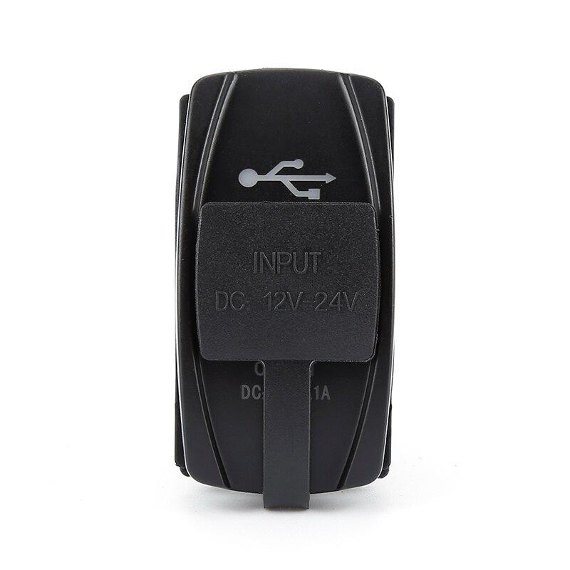 3.1A 12-24V Led Universele Autolader Waterdichte Dual Usb-poort Charger Socket Outlet Voor Motorfiets Auto accessoires Camping