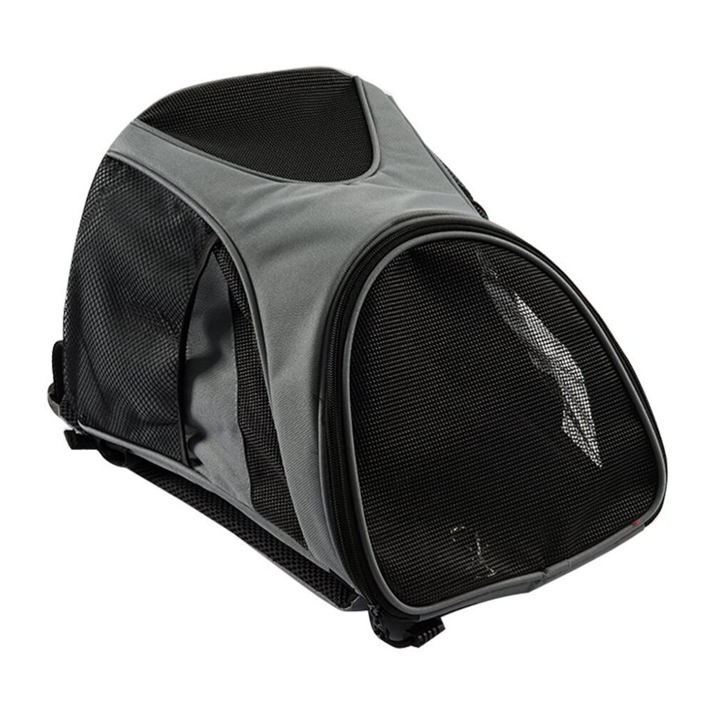 Kat hond huisdier draagtas mesh pup pack zachte outdoor reisrugzak - maat s (grijs): Ik