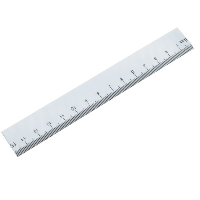 15 CM Scale Solid Color Straight Ruler Plastic Scrapbooking DIY Drawing Tools School Office Supplies: White
