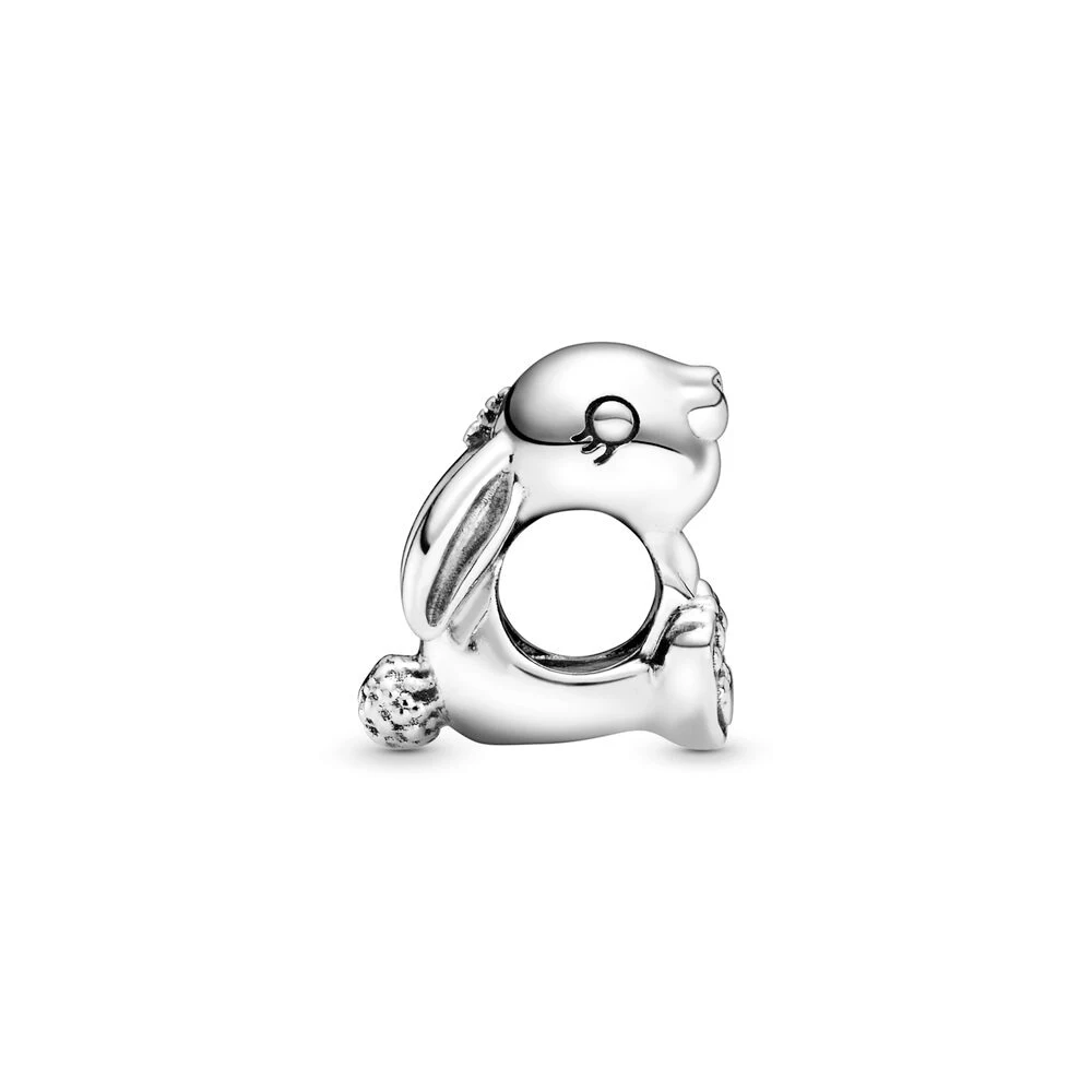 Lindo conejo mascota Nini Charm Bead Fit Pan pulseras DIY mujer joyería