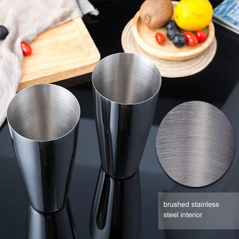 UPORS – agitateur à Cocktail Boston, en acier inoxydable, pour barman, tasse à vin, Martini, mélangeur, ensemble de Bar