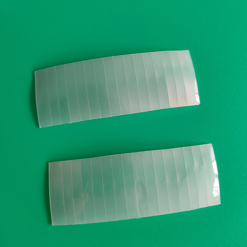73,8 x 26,2 mm optisches PIR HDPE-Infrarot-Induktions-Fresnel-Linse für den menschlichen Körper, Brennweite, Fernerkennungsentfernung