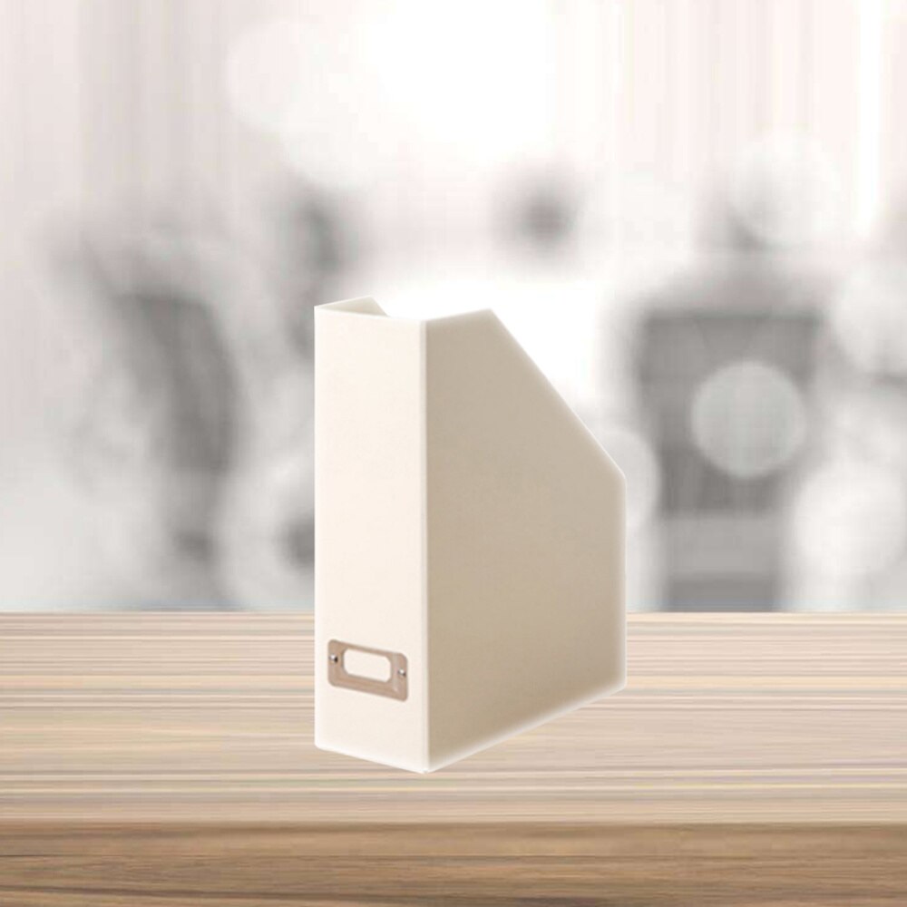 1pc Magazine archivador organizador de escritorio Kraft soporte de archivos en papel archivador de documentos de archivo caja de suministros de oficina