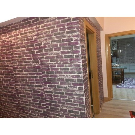 NW27 Purple Brick Self-Adhesive 3D Decorative Wall Panel 399748926