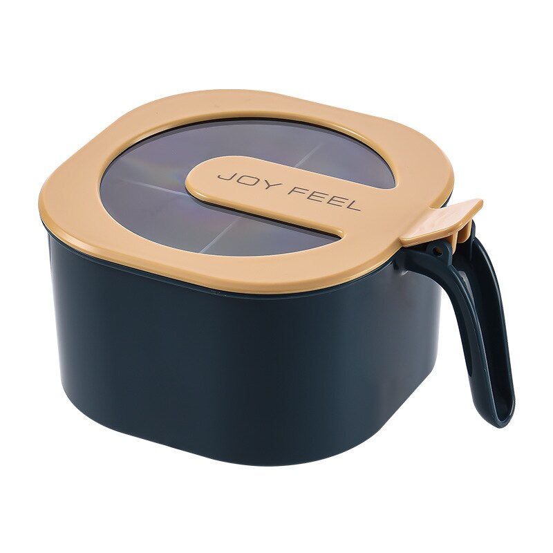 Kitchen Accessories ABS Hamburger Press Round Shape Non-Stick Chef Cutlets Burger Press Patty Maker Mold Burger Press Gadgets: Nordic Blue