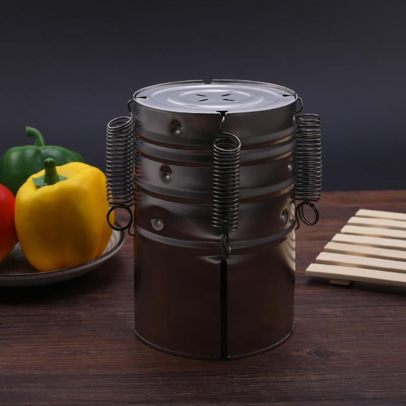 3 capas redondo de acero inoxidable prensa de jamones hacer la máquina de carne de pescado aves de corral cocina herramienta de cocina para carne pescado mariscos