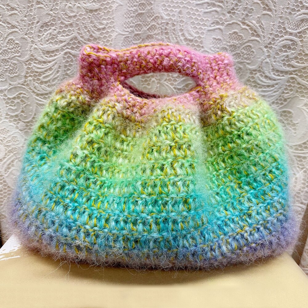 500g Medium thickness space dye spray yarn wool yarn Hand knitting Yarn for knitting mohair yarn Sewing scarf knit sweater ZL4