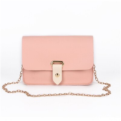 Sacos crossbody para as mulheres 2019 cor sólida lazer corrente mini bolsa de ombro mensageiro peito pequeno pacote quadrado senhoras bolsas: C002