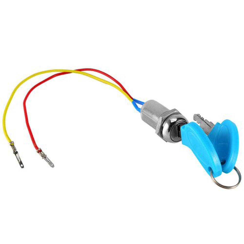 Universal Motorcycle Ignition Switch Key With Reliable Locking Mechanism 2-wire Electric Scooter ATV Go Kart Moto Pocket Dirt