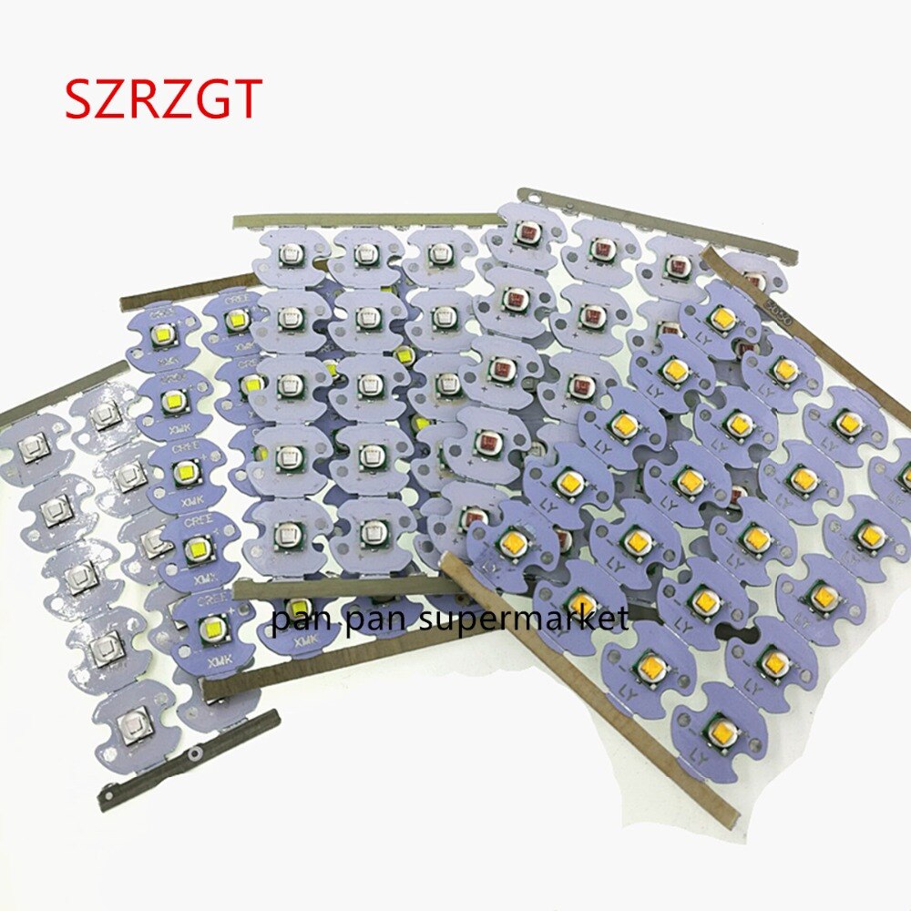 CREE XML LED Diode T6 10W Weiß warm Weiß Taschenlampe Chip Gelb 5050 verrotten Grün Blau UV hoch Energie LED Emitter