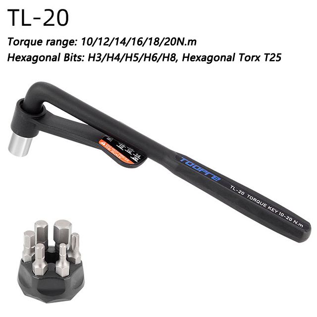 Portable Torque Wrench 3Nm to 10Nm 10Nm to 20Nm High Precision Torque Tools Bike Repair Hand Tools Ratchet Key Bike Spanner Tool: Coffee