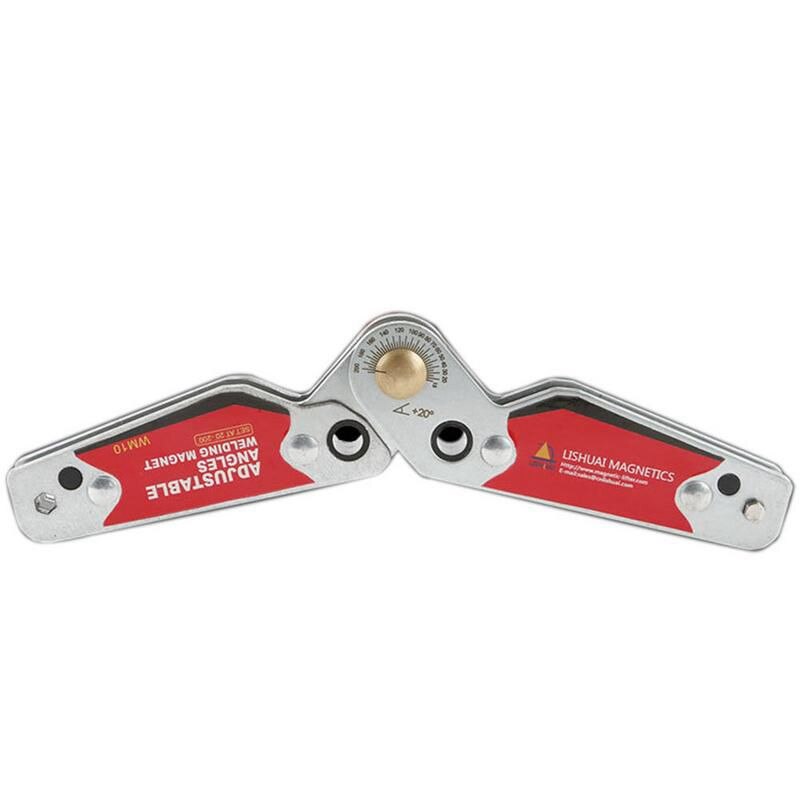 WM10 Adjustable Magnetic Neodymium Welding Positioner Locator Tools With Wrench Welding Fixed Fixture Welding Magnet Holder Prom