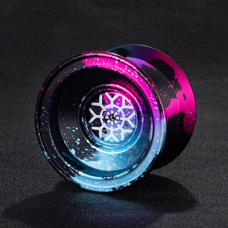 Yoyo Magic Yoyo Metal Yoyo With 10 Ball Bearing Alloy Aluminum High Speed Unresponsive Yo Yo Classic Toys For Kids: Chocolate