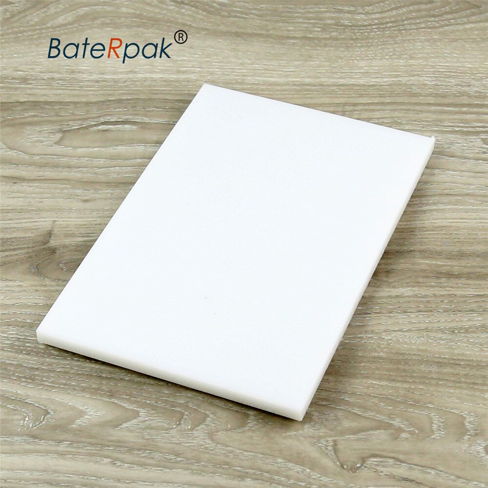 BateRpak Die cutting machine Nylon plate (ABS material), Leather cutting mat 300x200/400x240MM,thickness 10-12m,Size error 0-5mm
