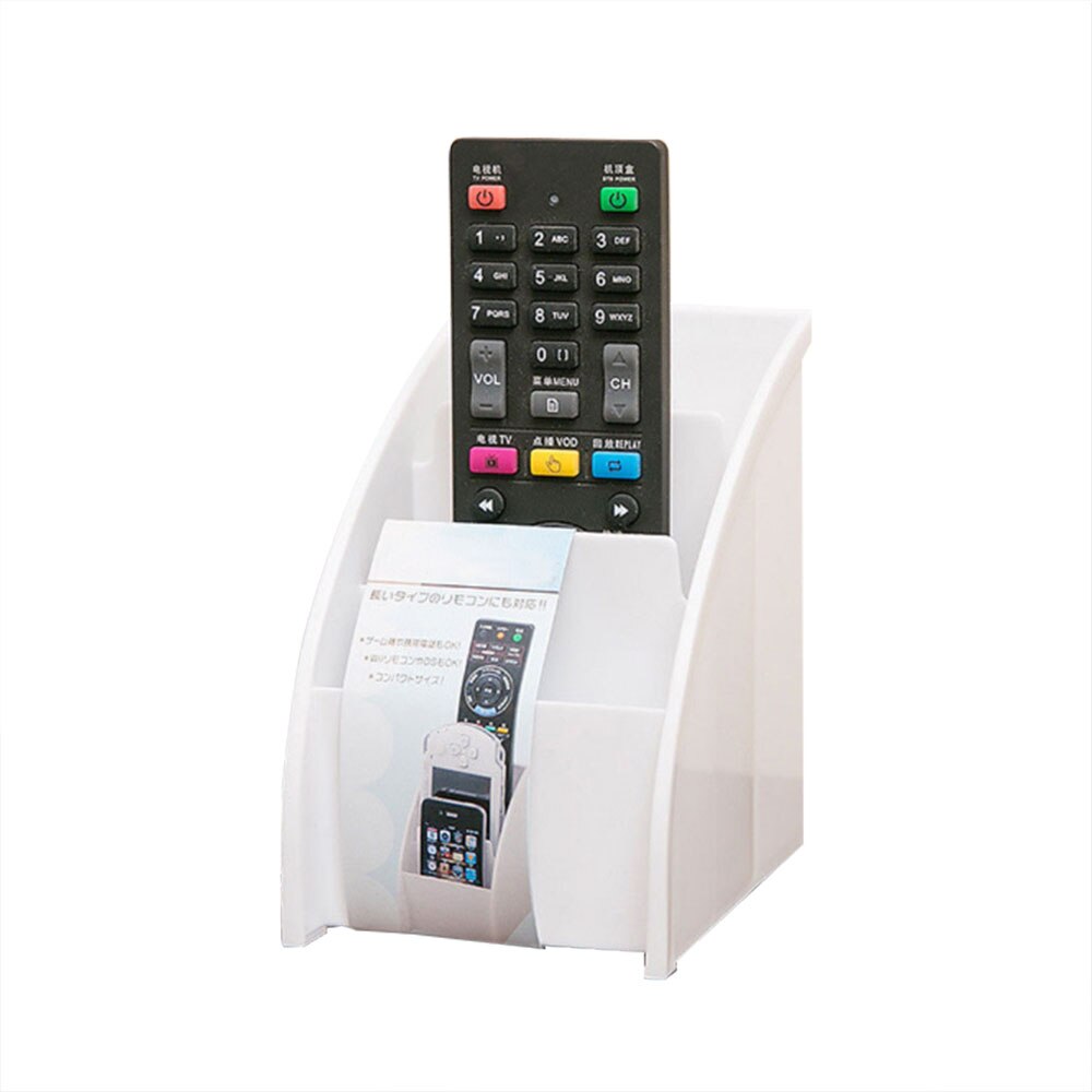 Remote Control Holder TV/DVD/Air Conditioner Remote Mobile Phone Holder Storage Portable Stand Organizer Box Multi-Functional