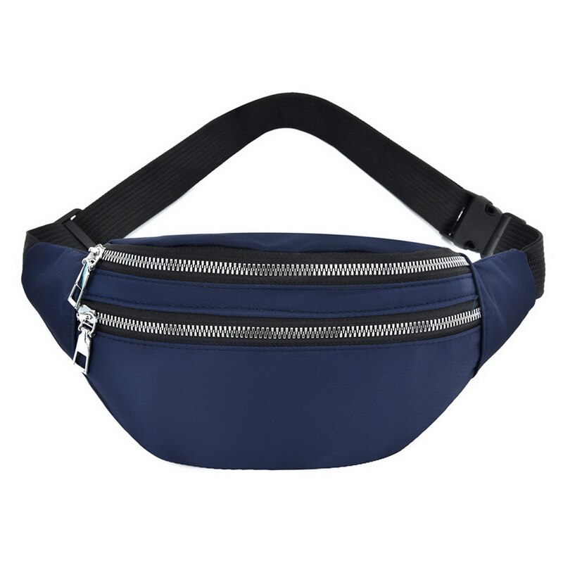 Peak Cool Lantejoulas estampada bolsa de cintura para mulheres 2020 moda fanny pack para meninas bolsas de ombro com cinto de ombro bolsa glitter para telefone: Blue B