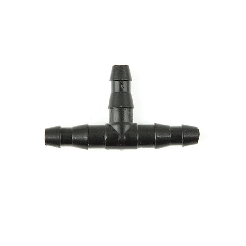 10 Uds. Conector de derivación en T para manguera de 1/4 pulgadas, conector para césped y jardín, manguera , riego de 4/7 Mm, N2A9