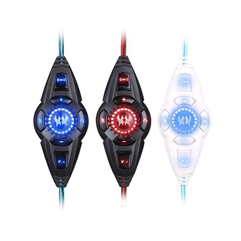 Real Gaming Headset 7.1 Vibration Gamer Headset 7.1 Surround USB Earphone 7.1 Gaming Headphone With Microphone For Computer PC