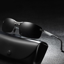 Mode vierkante meekleurende zonnebril mannen gepolariseerde vintage rijden zonnebril mannen oculos de sol masculino