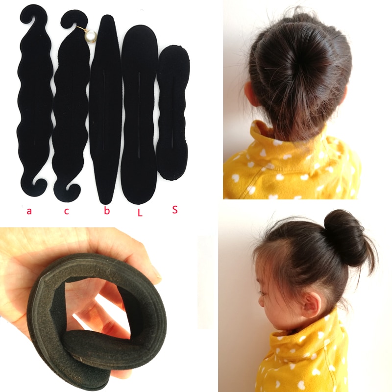 Hair salon Magic Sponge hair twister Braiding styling tools hair bun maker braid accessories Wig Hair Donut DIY Girls Women