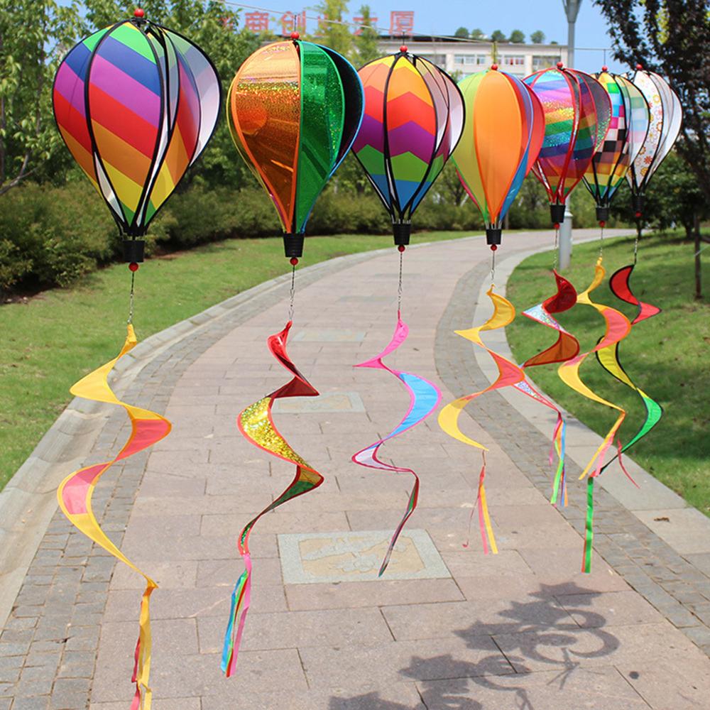 Luftballon legetøj vindmølle spinner have græsplæne yard ornament udendørs fest favoriserer forsyninger