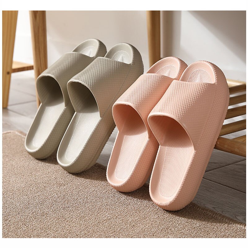 Unisex Bathroom Slidder Light Weight Comfy Indoor Slippers Man and Woman Summer Footwear