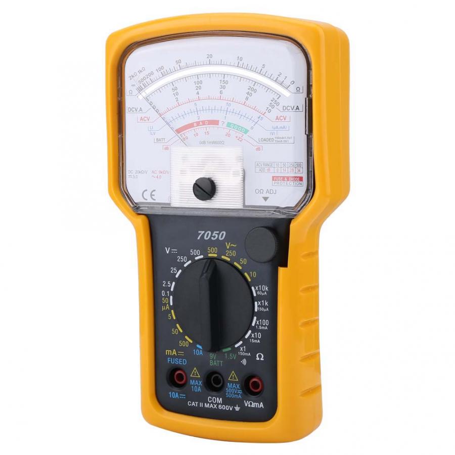 KT7050 Digital Multimeter Multifunction High Sensitivity High Accuracy Ohm Test Meter Analog Multimeter