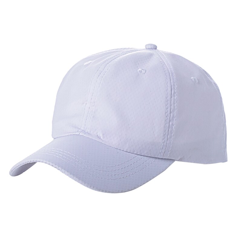 Mænd kvinder baseball kasket sommer sol hat tynd mesh bærbar hurtig tør camping golf tennis sports hat tennis kasketter