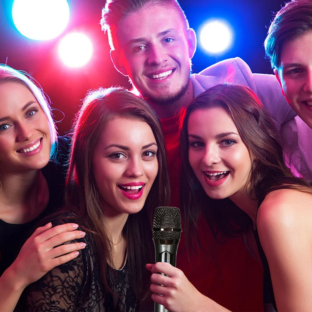 2.4G Wireless Microphone Karaoke Handheld Microphone Rechargeable Microphone Multi-Microphone Kits For Live Party Show Meeting