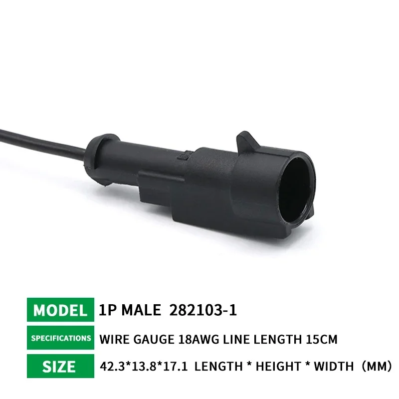 1/2/3/4/5/6 Pin HID Serie Waterdichte Auto Vrachtwagen Connector 15 CM 18AWG Kabel Bedrading Kit 5/20/100 Sets met Plug