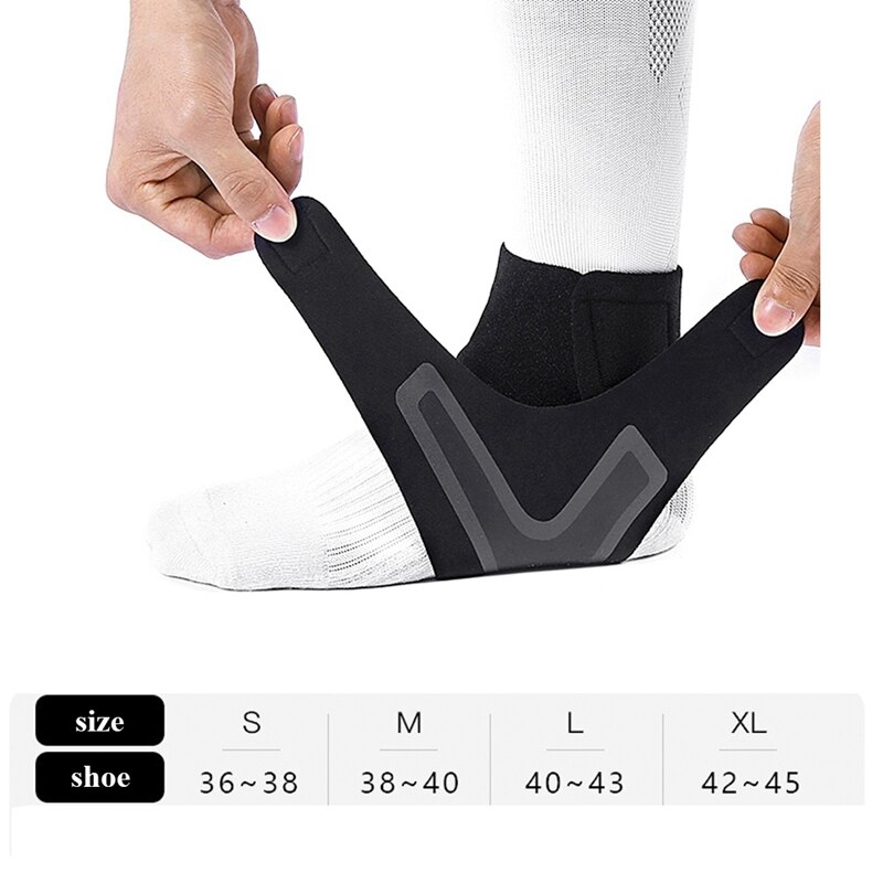 Attelle de cheville en Fiber de Polyester respirante pour les entorses, les blessures de gymnastique, les hommes et les femmes, soutien de la cheville, Compression, sécurité sportive, 1 pièce