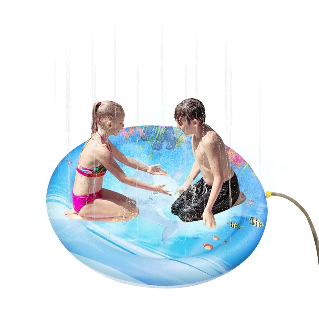 Baby en kinderen water game pad opblaasbare PVC baby Speelmat kinderen leuke activiteit game center 6.3