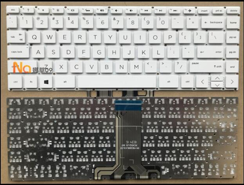 For HP home 14S-DK 14S-DP 14S-CR14-DP 14-CR 14S-CF 14-CD 14-CE 14-CM 14-DA 14-DK 14-CK 14-CC Keyboard Backlit US: NO BACKLIT WHTIE