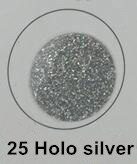 Lo más color especial de vinilo de transferencia de calor de brillo para camiseta, transferencia de calor en prendas de vestir: Holo silver