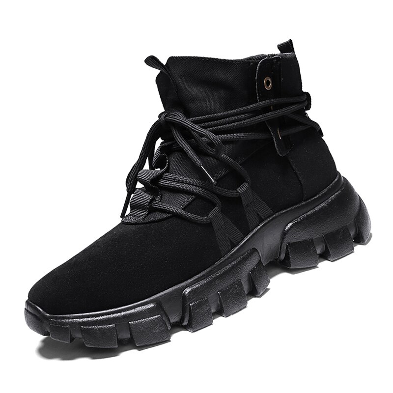 Schoenen voor heren sneakers herenschoenen volwassen casual schoenen heren herfst winter schoenen zapatillas hombre: Zwart / 9.5