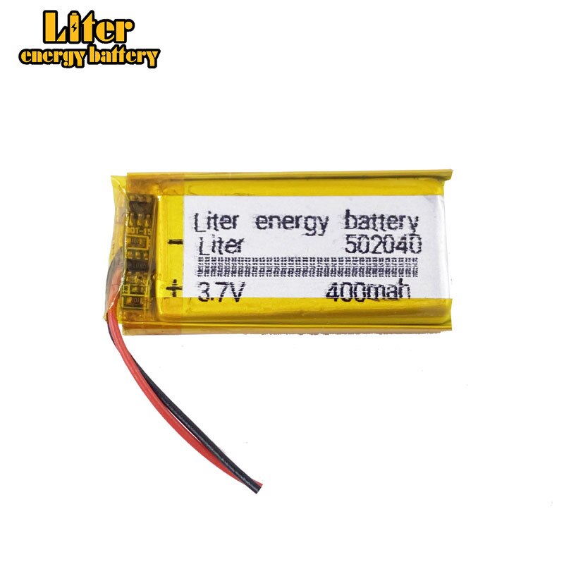 Li-Po 3.7V 400mAh 502040 Lithium Polymer Li-Po li ion Rechargeable Battery cells For Mp3 MP4 MP5 GPS