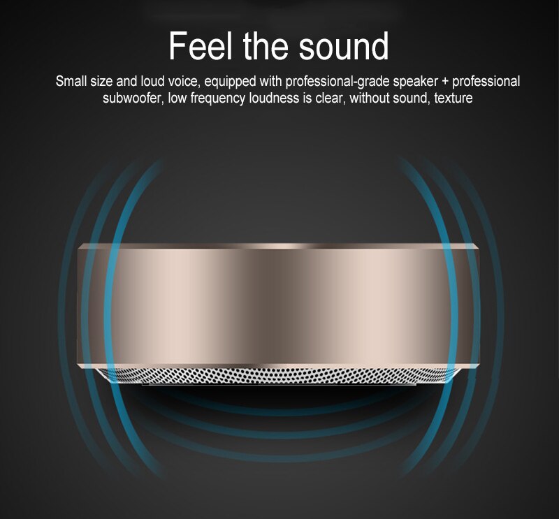 Round speaker portable external speaker wireless bluetooth powered speakers pa system laptop computer